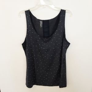 Camaï Navy Polka Dot Tank Top